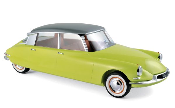 Citroën DS 19 1958 Jaune Jonquille et Gris métallique Triennale 1/12