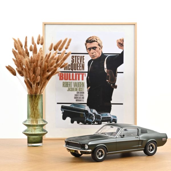 Ford Mustang Fastback 1968 Vert Satin métallisé 1/12
