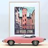 Jaguar E-Type Cabriolet 1962 Rose 1/12 - 300pcs – Image 2