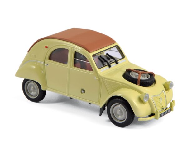 Citroën 2CV 4x4 Sahara 1961 Jaune Panama 1/43
