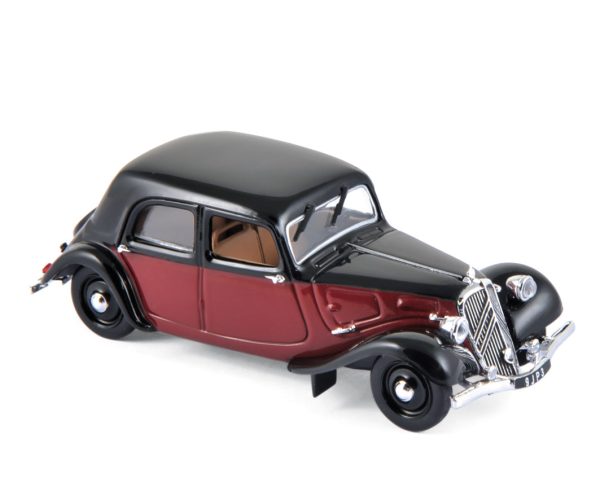 Citroën 11 Legere Coupe-de-Ville 1935 Rouge foncé et noir 1/43