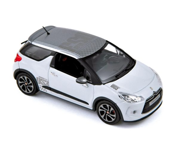 Citroën DS3 Racing 2010 Blanc Banquise&Gris 1/43