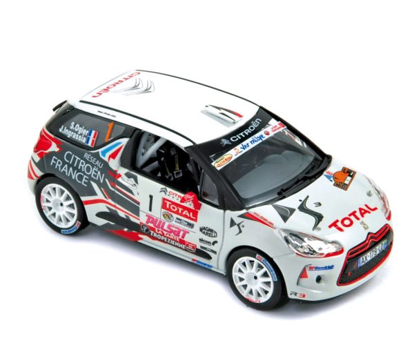 Citroën DS3 R3 2010 Rallye Var 1 Ogier/Ingrassia 1/43