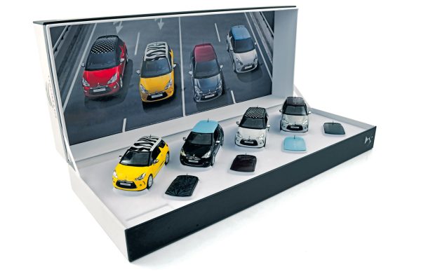 Coffret Citroën DS3 2010 (x4) Toit interchangeable 1/43