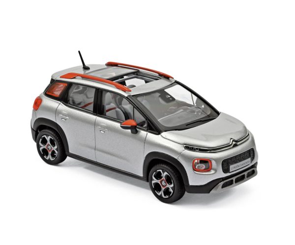 Citroën C3 Aircross 2017 Argent Cosmique&Orange deco 1/43