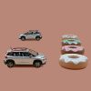 Citroën C3 Aircross 2017 Argent Cosmique&Orange deco 1/43 – Image 2