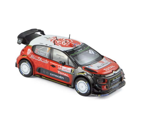 Citroën C3 WRC 2017 Rallye de Pologne 7 A.Mikkelsen/A.Jaeger 1/43
