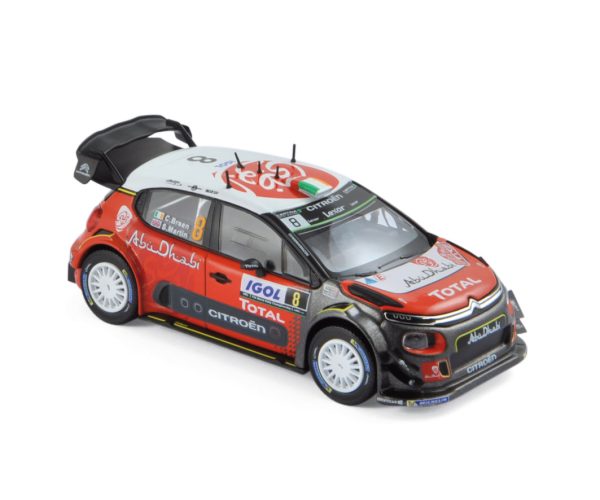 Citroën C3 WRC 2017 Rallye de Corse 8 C.Breen/S.Martin 1/43