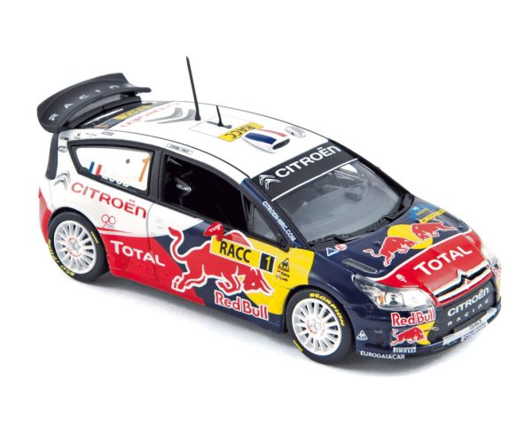Citroën C4 WRC 2009 Rallye de Catalogne 1 Loeb/Elena 1/43