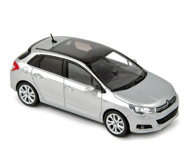 Citroën C4 2010 Gris Aluminium 1/43