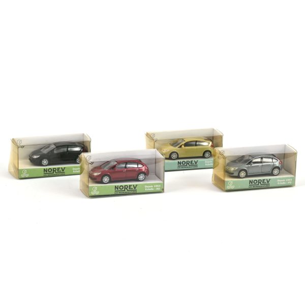 Lot de 4 Citroën C4 Coupe/Berline 2002 1/87