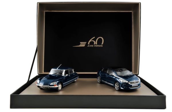 Coffret Citroën 60 ans de la DS (2 modèles) 2015 Bleu 1/43