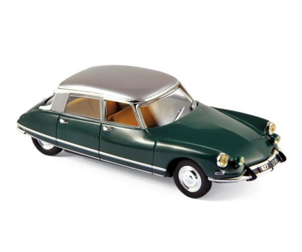 Citroën DS 21 Pallas 1967 Vert Jura et Argent 1/43