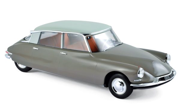 Citroën DS 19 1959 Brun et Blanc Carrare 1/18
