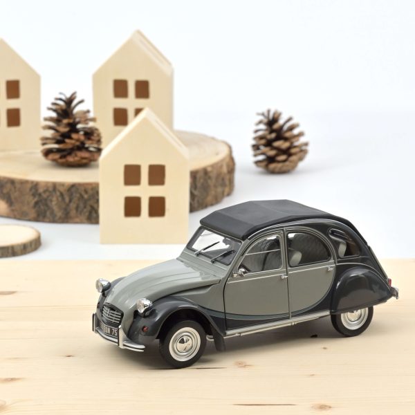 Citroën 2CV Charleston 1983 Gris Cormoran et Gris Nocturne 1/18