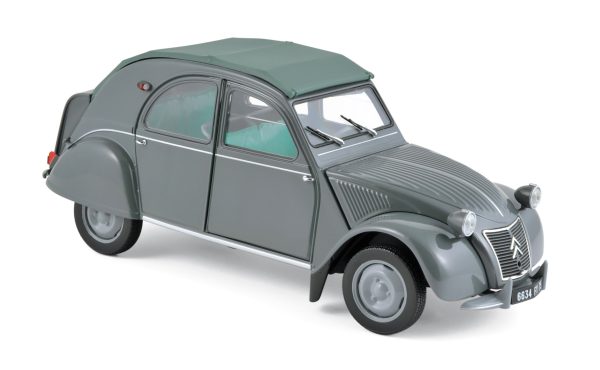 Citroën 2CV AZL Malle Bombée 1957 Gris 1/18
