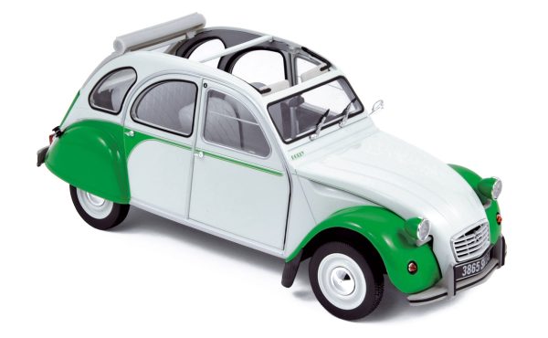 Citroën 2CV Dolly 1985 Bambou Vert&Blanc Meije 1/18