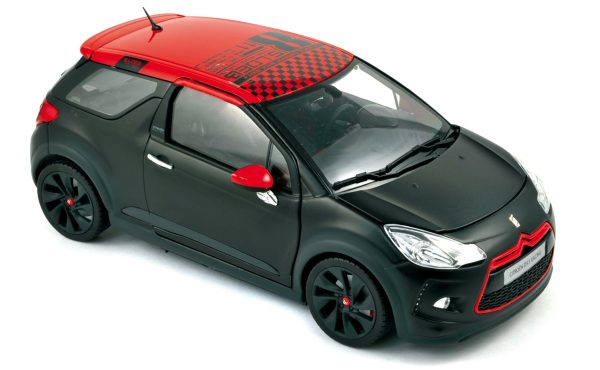 Citroën DS3 Racing Loeb 2012 Noir Mat et Rouge 1/18