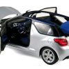 Citroën DS3 Cabrio 2013 Gris Aluminium&Bleu Infini 1/18 – Image 2