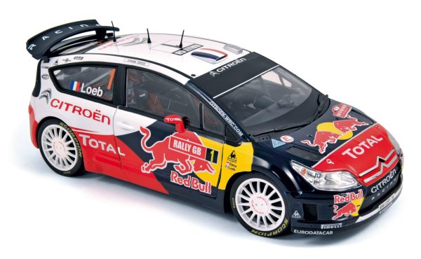 Citroën C4 WRC 2009 Wales Rally GB 1 Loeb/Elena Winner 1/18