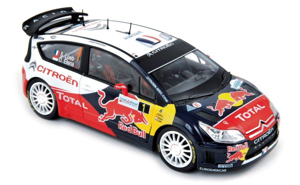 Citroën C4 WRC 2010 CFR Alsace Loeb/Elena Vainqueur 1/18