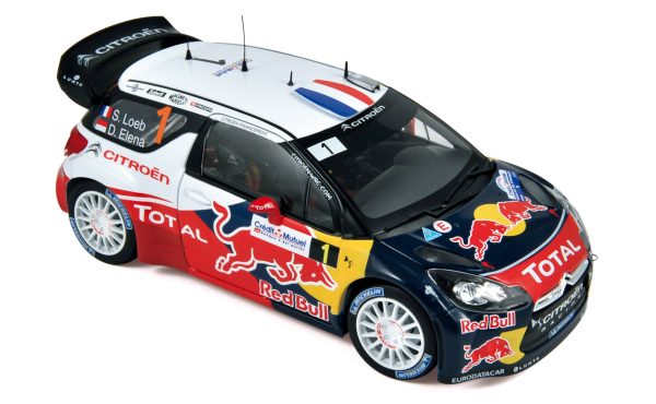 Citroën DS3 WRC 2012 Rallye de France Loeb/Elena Vainqueur 1/18