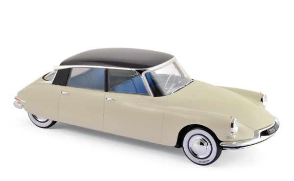 Citroën DS 19 1956 Beige&Violet Salon de Paris Oct 1955 1/18