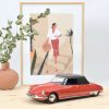 Citroën DS 19 Cabriolet 1961 Rouge Corail 1/18 – Image 2