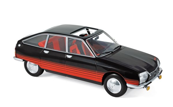 Citroën GS Basalte 1978 Noir et Rouge déco 1/18