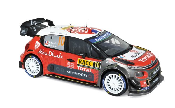 Citroën C3 WRC 2018 Rallye de Catalogne 10 Loeb/Elena Vainqueur 1/18