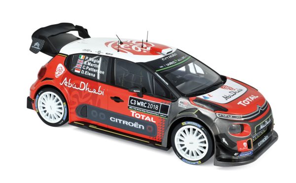 Citroën C3 WRC 2018 - Version de présentation officielle 1/18