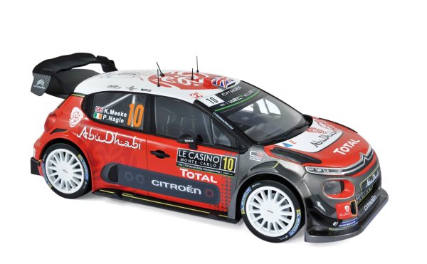 Citroën C3 WRC 2018 Rallye Monte-Carlo 10 K.Meeke/P.Nagle 1/18