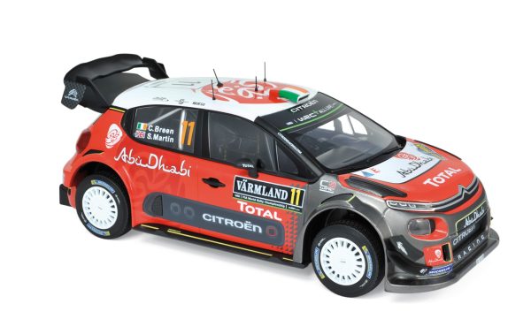 Citroën C3 WRC 2018 Rallye de Suède 2018 11 C.Breen/S.Martin 1/18