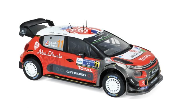 Citroën C3 WRC 2018 Rallye du Mexique 11 S.Loeb/D.Elena 1/18