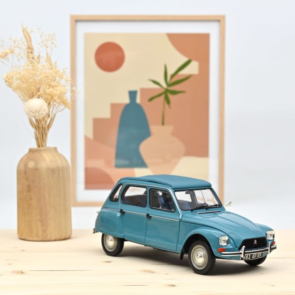 Citroën Dyane 1983 Lagune Blue 1/18 - 200pcs