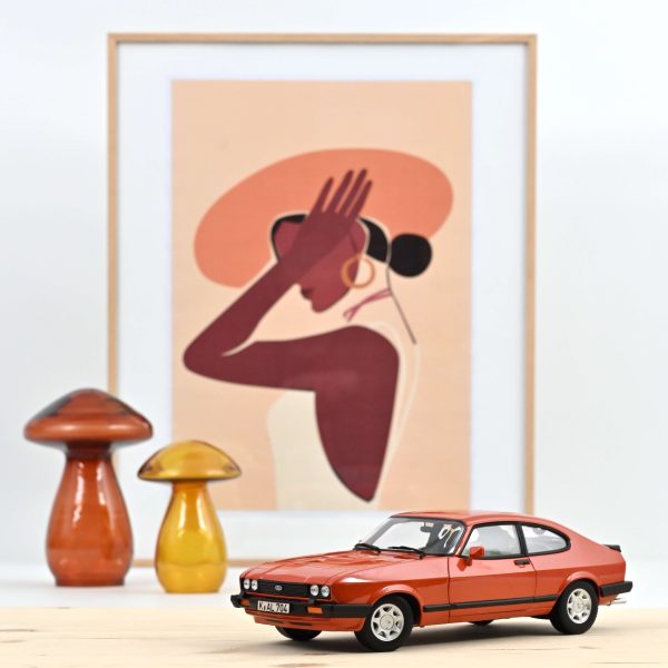 Ford Capri Mk.III 2.8 1983 Orange met 1/18 - 150pcs