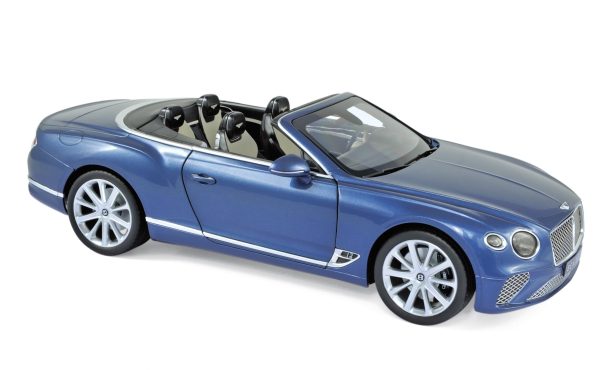 Bentley Continental GTC 2019 Bleu Cristal 1/18
