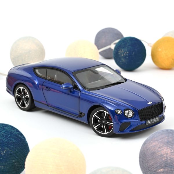 Bentley Continental GT 2018 Bleu pailleté 1/18