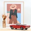 Ford Mustang Convertible 1966 Signal Flare Rouge 1/18 – Image 2