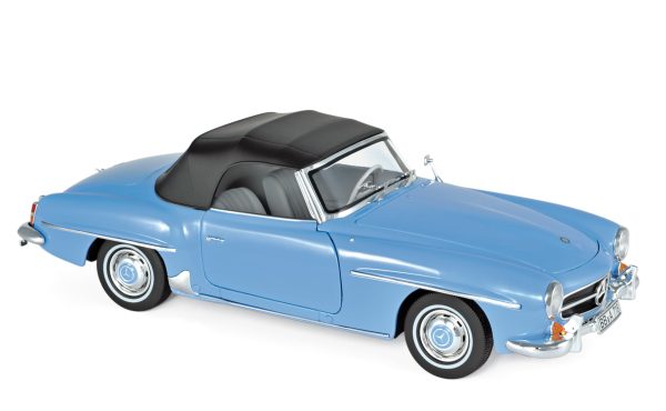 Mercedes-Benz 190 SL 1955 Bleu 1/18