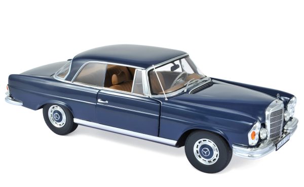 Mercedes-Benz 280 SE Coupé 1969 Bleu foncé 1/18 - 100pcs