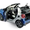 Smart Fortwo cabrio 2015 Bleu/Argent 1/18 – Image 2