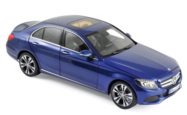 Mercedes-Benz Classe C 2014 Bleu métallisé 1/18