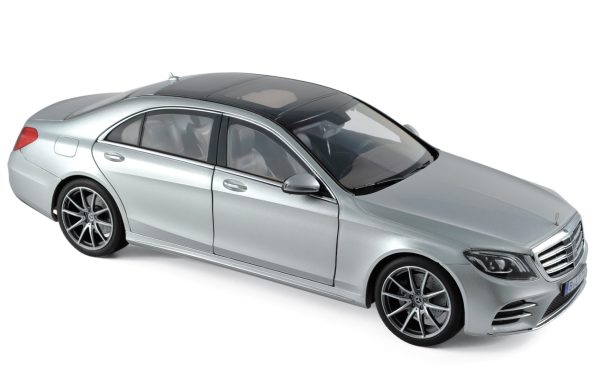 Mercedes-Benz Classe S AMG-Line 2018 Argent Iridium 1/18