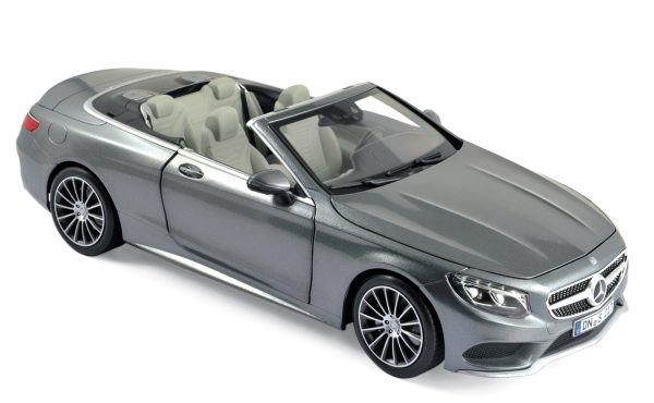 Mercedes-Benz Classe S Cabriolet 2015 Gris métallisé 1/18