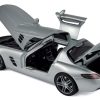 Mercedes-Benz SLS AMG Coupe 2010 Gris métallisé 1/18 – Image 2