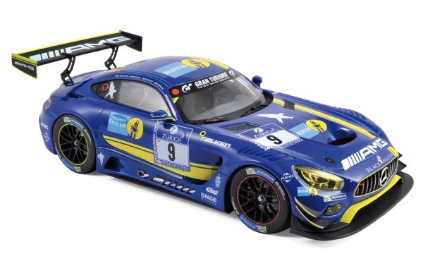 Mercedes AMG GT3 2016 24H Nurburgring 9 Equipe Noir Falcon 1/18