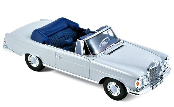 Mercedes-Benz 280 SE Cabriolet 1968 Gris clair 1/18