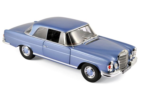 Mercedes-Benz 280 SE Coupé 1969 Bleu clair métallisé 1/18
