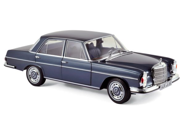 Mercedes-Benz 280 SE 1968 Bleu foncé métallisé 1/18